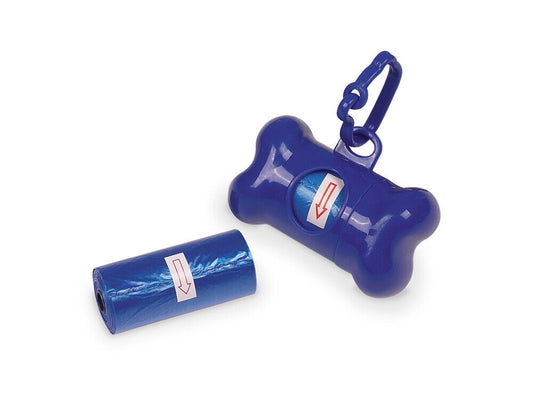 Nobby  TidyUp Kotbeutelspender "BONE"blau incl. 2 Rollen a 15 Beutel Hund Dog