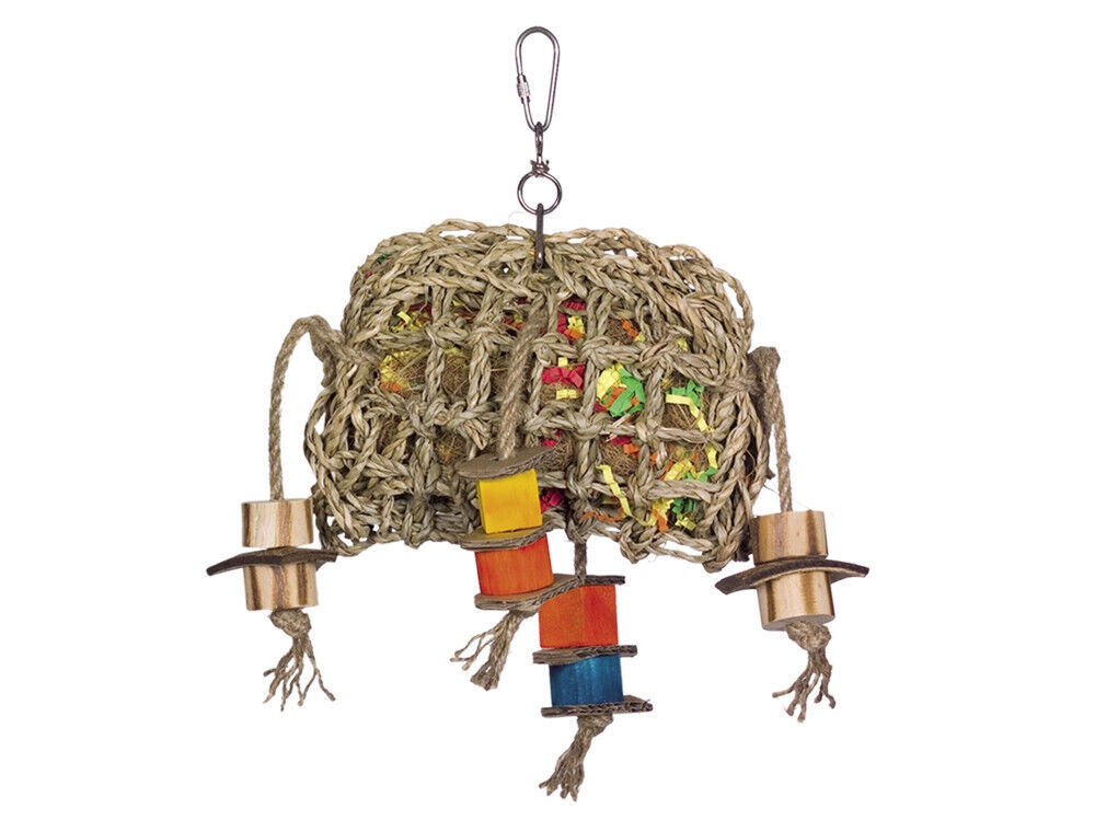 Nobby  Cage Toy, Seegras Tasche 29 x 21 cm Vogel Spielzeug Käfig