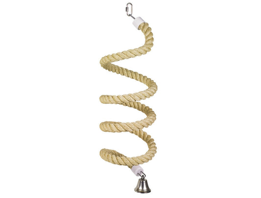 Nobby  Cage Toy, Sisal Seil Spirale natur gross  Vogel Sittiche und Papageien