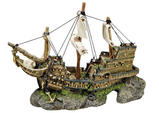 Nobby  Aqua Ornaments "SCHIFF"33 x 13 x 23 cm Aquarium Fisch Deko
