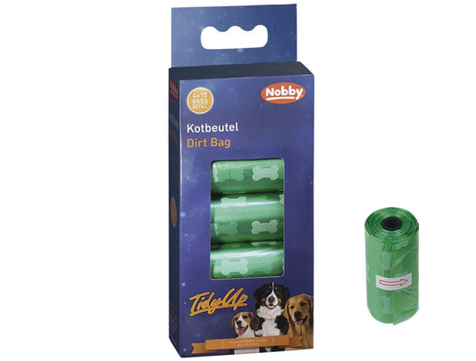 Nobby  TidyUp Kotbeutel mit Knochendruck  4 Rollen 15 Beutel Hund Dog