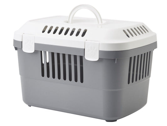 Nobby  Transportbox Discovery 1grau 48,5 x 33 x 31,5 cm Katze Hund Welpe Box