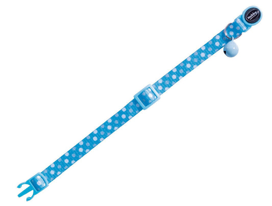 Nobby Katzenhalsband "Circle Blue" Katze Cat Halsband Nylon