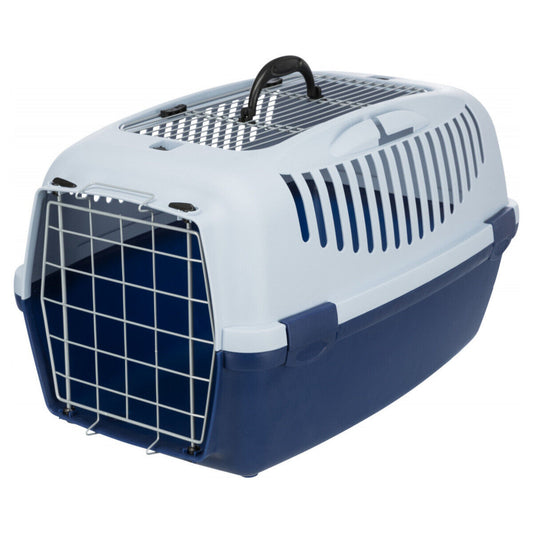 Trixie Transportbox Capri 3 Open Top dunkelblau/hellblau für Hunde Katzen