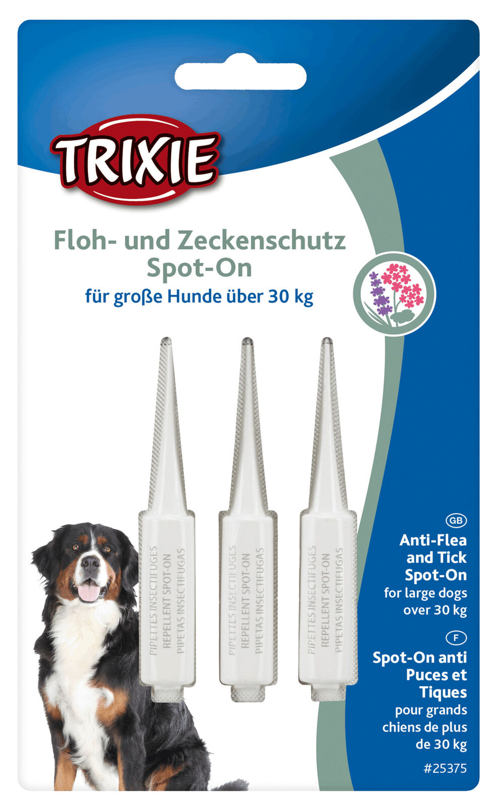 TRIXIE Spot On Floh- und Zeckenschutz Flöhe, Zecken,  Milben Hund über 30 kg*