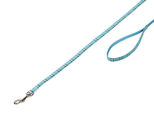 Nobby Leine Tartan hellblau L: 120 cm; B: 10 mm Hund Dog Leine
