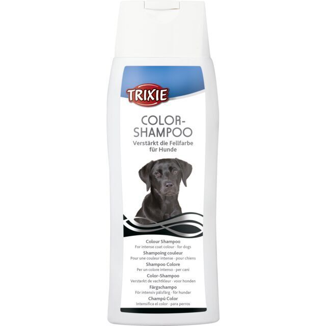 Trixie Shampoo Color-Shampoo Hunde Dog 250 ml schwarzes dunkles Fell