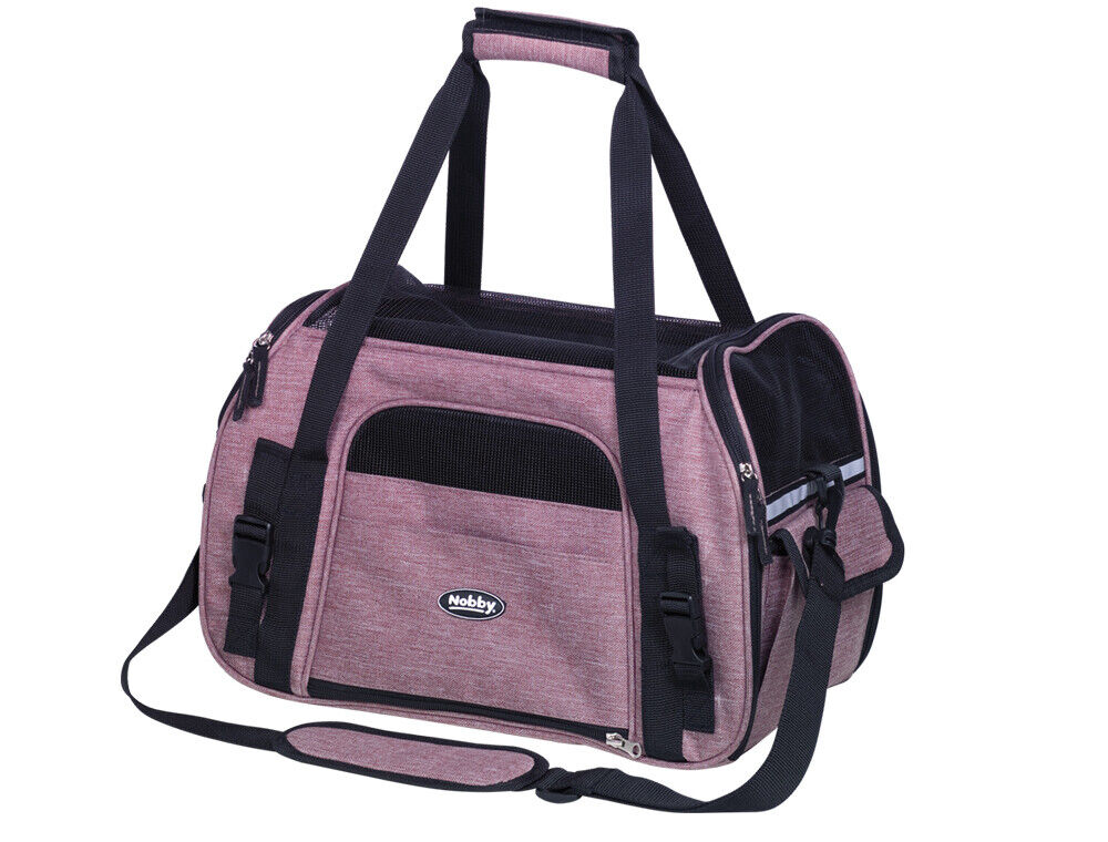 Nobby  Tasche "LUJAN"altrosa M: 43 x 23 x 29 cm Hund Katze Dog Cat Transport