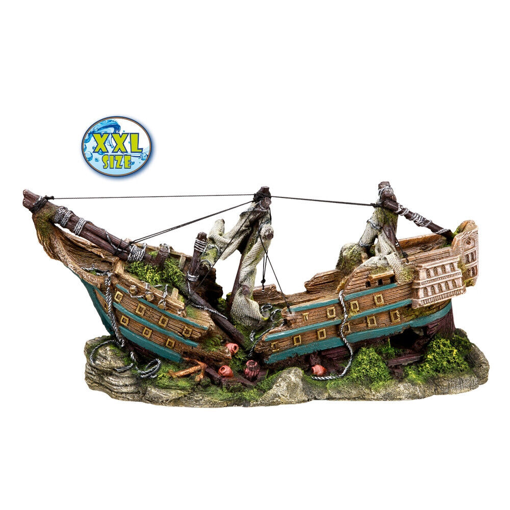 Nobby  Aqua Ornaments "BOOT"44,5 x 16 x 20 cm Aquarium Fisch Deko