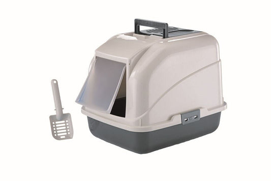Nobby  Katzentoilette mit Filter grau 50 x 40 x 40 cm Katze Cat WC Klo