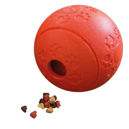 Nobby  Vollgummi Snackball rot 11 cm Hund Dog Ball Snack Zahnpflege