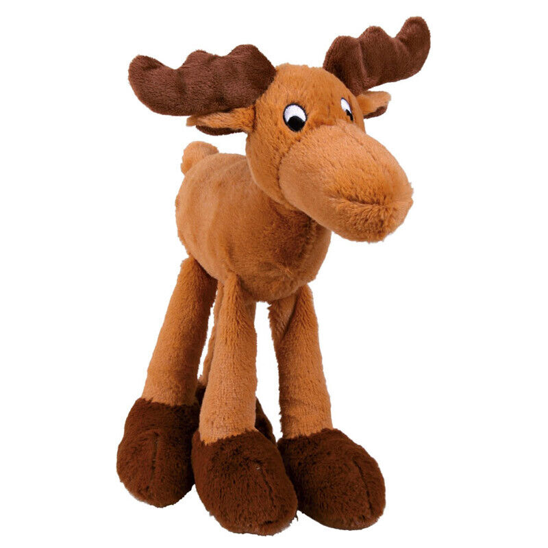 Trixie Hundespielzeug Elch, Plüsch, 30 cm Spielzeug Hund Dog Weihnachten