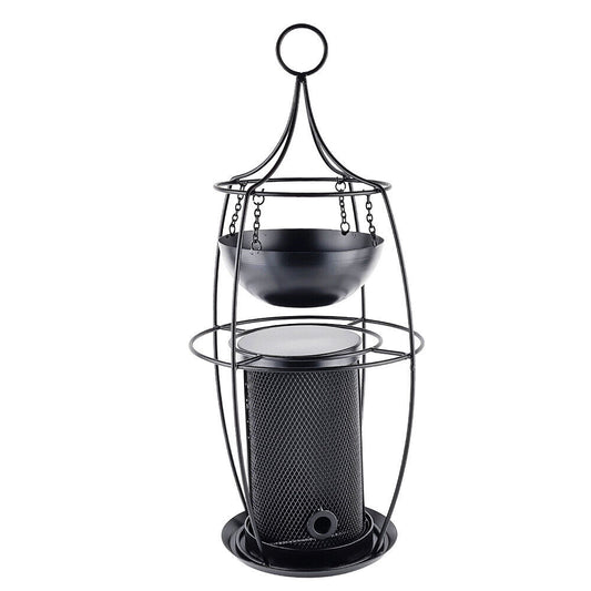 Nobby  Nobby Futtersäule mit Pflanzschale 21,5 x 49 cm; 2 x ca. 800 ml Vögel