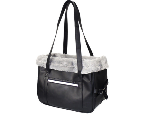 Nobby  Tasche "AGADIR"schwarz 36 x 21 x 27 cm Hund Katze Dog Cat Transport
