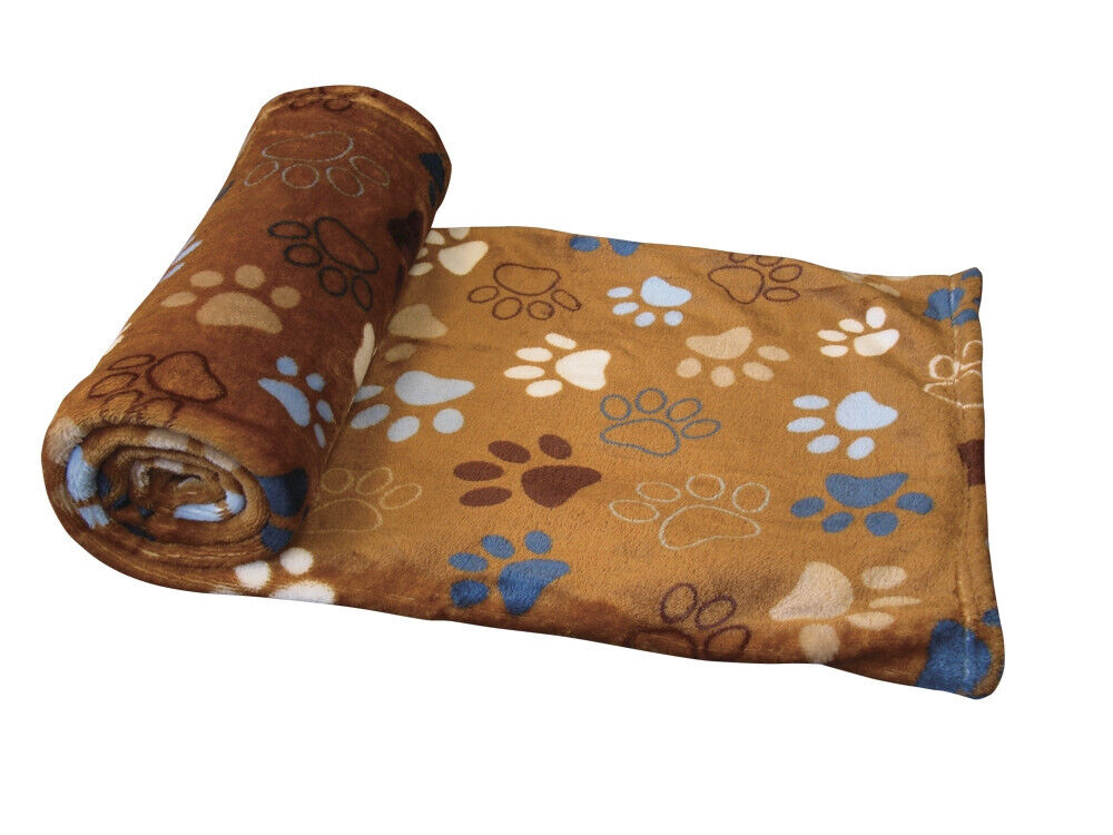 Nobby  Fleece Plaid "LISSI"  Classicbraun 100 x 150 cm Hundedecke Hund Decke