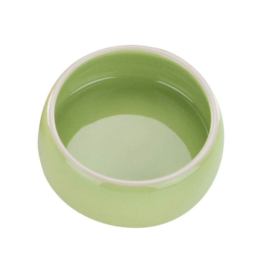 Nobby  Keramik Futtertrog gruen 125 ml Napf Nager Nagetiere Hamster