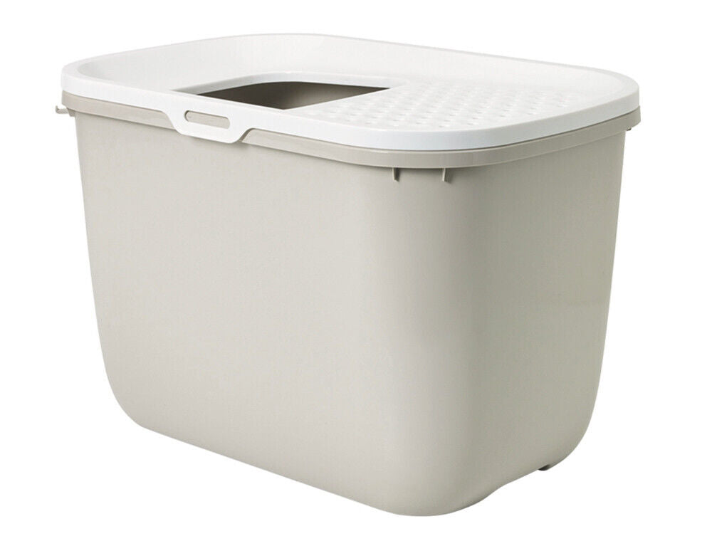 Nobby  Katzentoilette "Hop In"weiss / beige 58,5 x 39 x 39,5 cm Katze Cat WC
