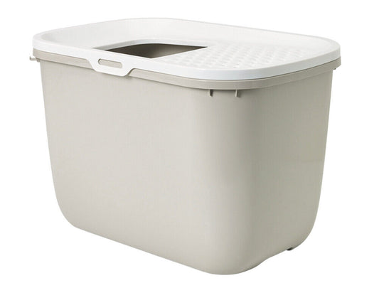 Nobby  Katzentoilette "Hop In"weiss / beige 58,5 x 39 x 39,5 cm Katze Cat WC