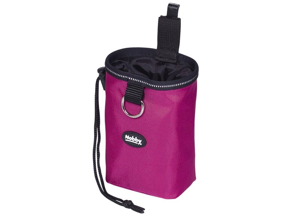 Nobby Snackbeutel RIO - Nylon Futterbeutel Leckerlibeutel Snacktasche mit Clip