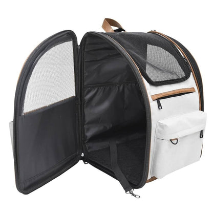 Nobby Rucksack TOMEK hellgrau 43x20x28cm bis 8kg Tragetasche Tasche Hund Katze