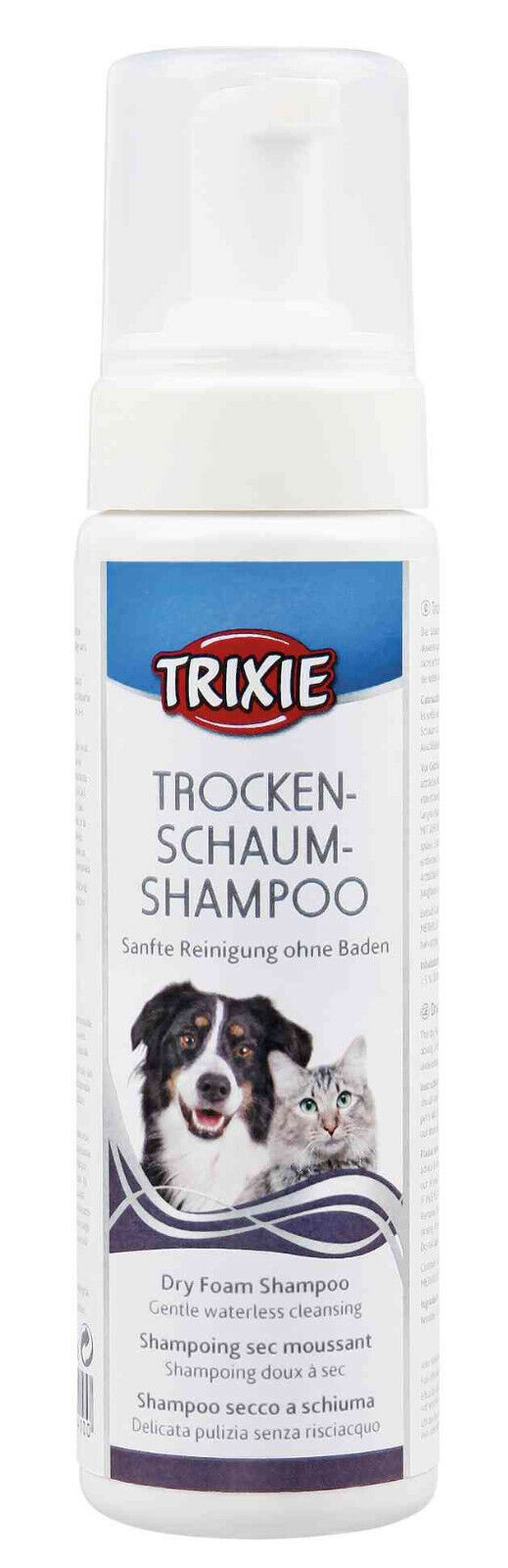 TRIXIE Trocken Shampoo Trocken Schaum Shampoo Hunde Katzen  Kleintiere 230 ml