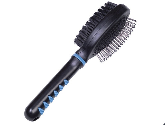 Nobby  COMFORT LINE bürste doppelt gross; 23 cm Hund Katze Bürste Kamm Softbürst