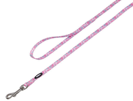 Nobby Leine  Camouflage  rosa L: 120 cm, B: 10 mm Hund Dog Leine