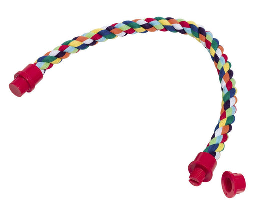 Nobby  Cage Toy, Sitzseilbunt gross; L: 72 cm 30 mm Papageien Sittiche Vögel