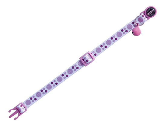 Nobby Katzenhalsband "Circle Purple" Katze Cat Halsband Nylon