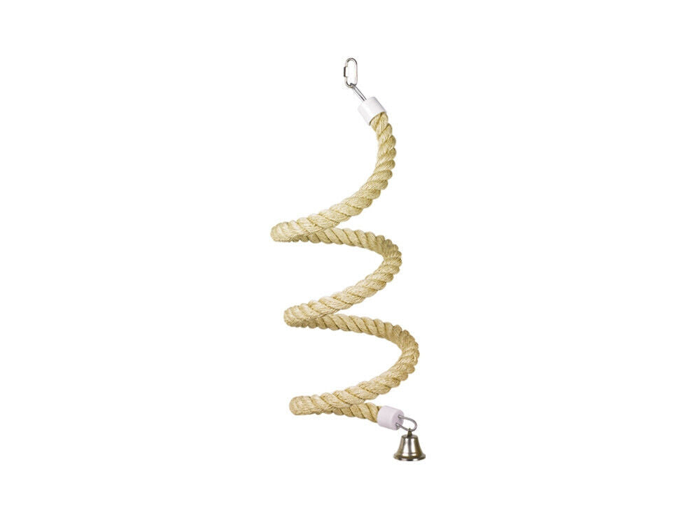 Nobby  Cage Toy, Sisal Seil Spirale natur mittel  Vogel Sittiche und Papageien