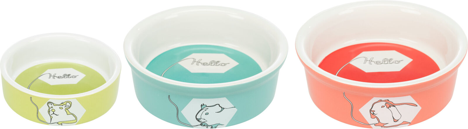 Trixie Keramik napf Hamster Meerschweinchen Kleintier Nager Napf Futternapf