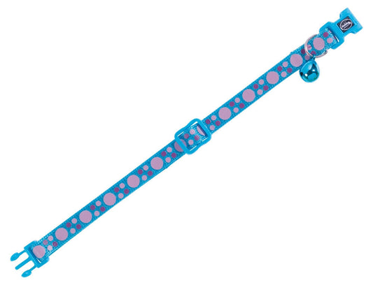 Nobby Katzenhalsband "Circle Turquoise" Katze Cat Halsband Nylon