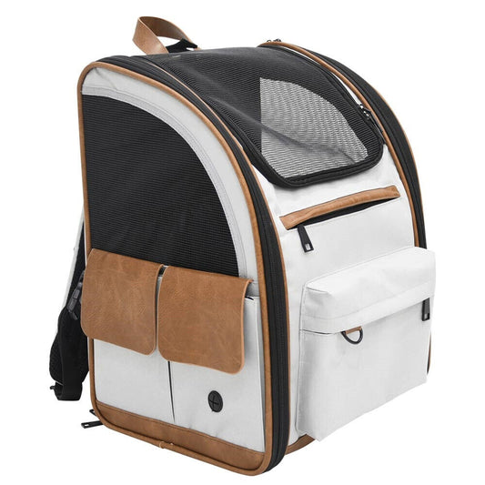 Nobby Rucksack TOMEK hellgrau 43x20x28cm bis 8kg Tragetasche Tasche Hund Katze