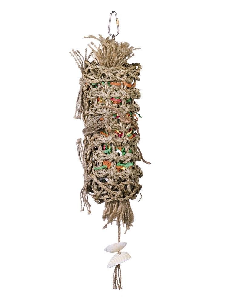 Nobby  Cage Toy, Seegras Zylinder40 x 8 cm Vogel Spielzeug Käfig