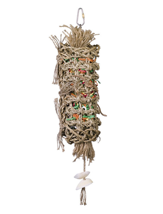 Nobby  Cage Toy, Seegras Zylinder40 x 8 cm Vogel Spielzeug Käfig