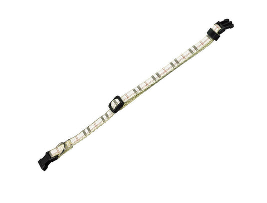 Nobby Katzenhalsband Tartan Katze Cat Halsband Nylon   beige