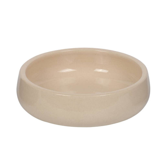 Nobby  Keramik Schale "Soleno"creme/creme; Hund Dog  14 x 4,5 cm, 0,35 l