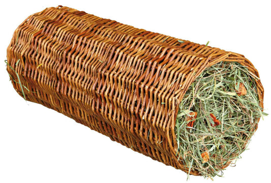 Trixie Weidentunnel mit Heu/Karotte Meerschweinchen Nager Kanninchen 20 x 38 cm
