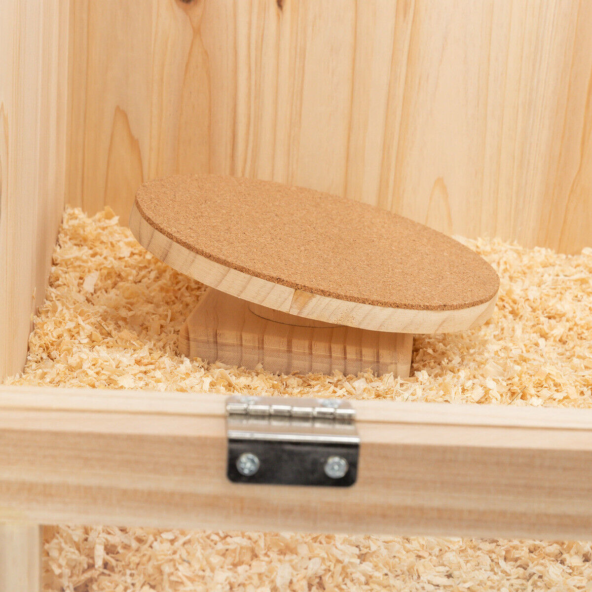 Trixie Laufteller für Nager 30cm Degus große Hamster Holz Kork