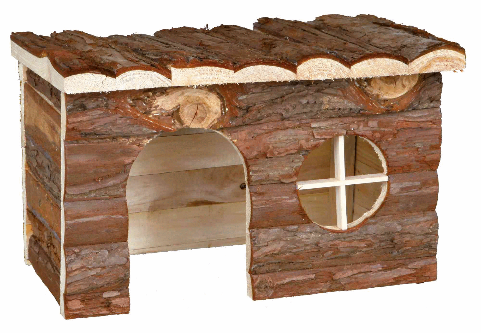 Trixie Natural Living Holz Jerrik Haus Hamster Haustier Ratte Rennmaus Meerschwe