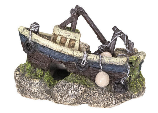 Nobby  Aqua Ornaments "BOOT"13 x 6,7 x 8,7 cm Aquarium Fisch Deko