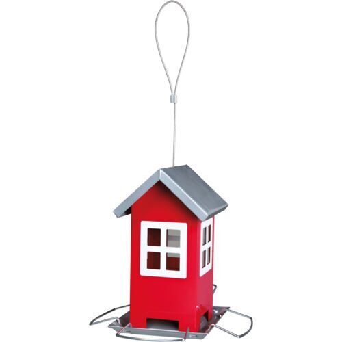 Trixie Trixie Futterhaus Vogel, Metall 1.000 ml/20 cm, rot