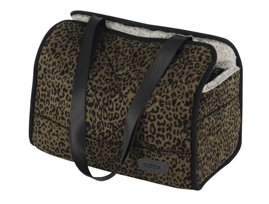 Nobby  Tasche "LEO"leopard braun L x B x H: 35 x 20 x 30 cm Hund Dog Katze Cat