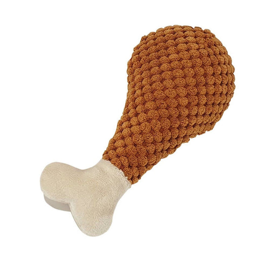 Nobby  Plüsch Haehnchenkeule"Classic" 17,5 cm Hund Spielzeug Kauen