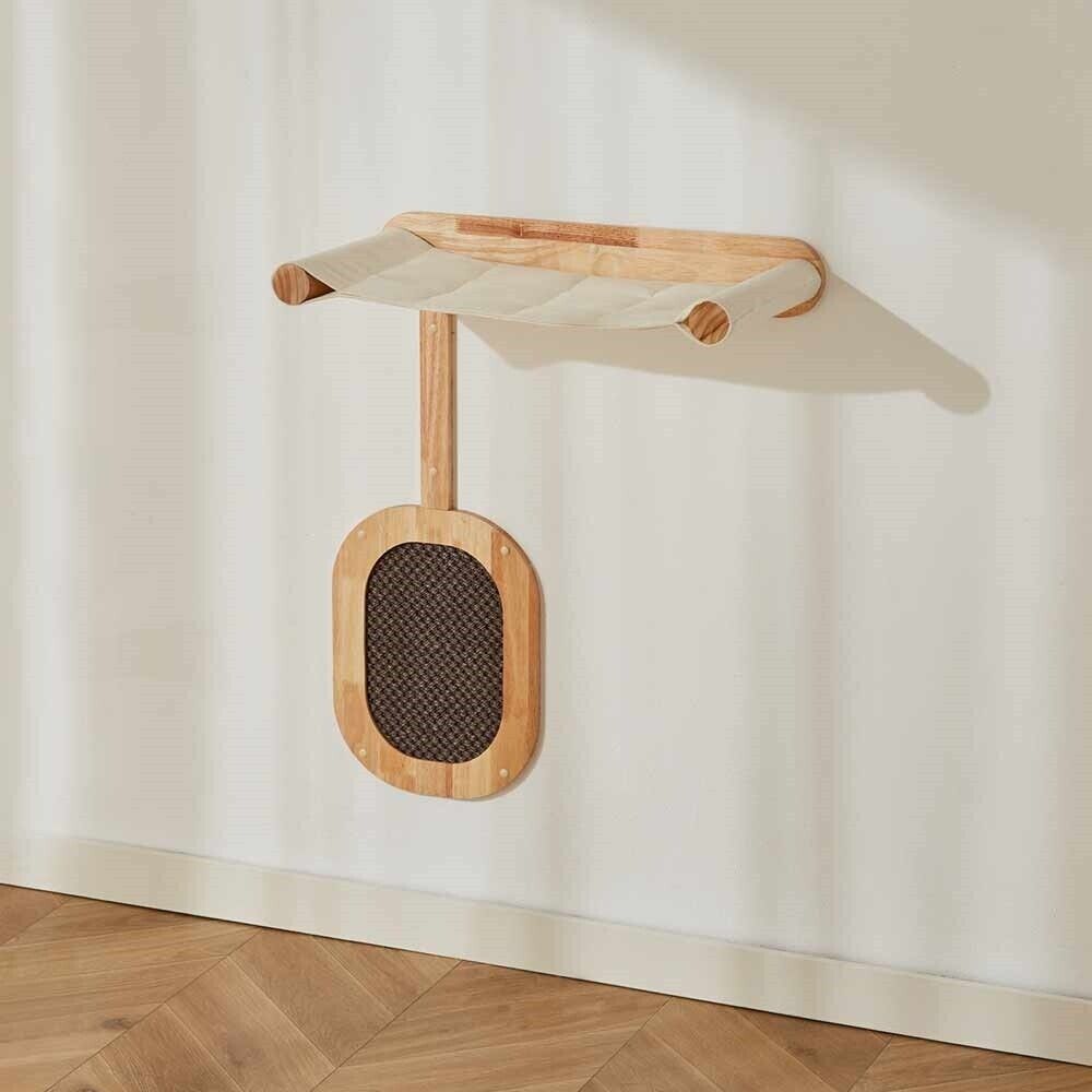 Nobby Katze Kletterwand Hängematte Nio 70x31,5x79cm Wandmontage Sisal Kratzbaum 