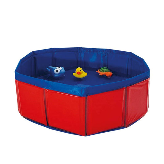 Nobby  Katzen Spielpool mit Spielzeugrot/blau; ? 30 x 11 cm