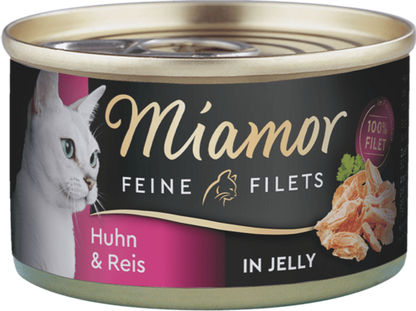 6 Stück Adult Katzenfutter Nassfutter Miamor Feine Filets Jelly MixPaket Cat