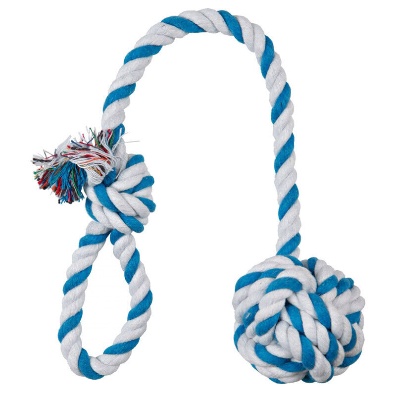 Trixie Spieltau mit eingeflochtenem Ball  5,5/30 cm Hund Dog