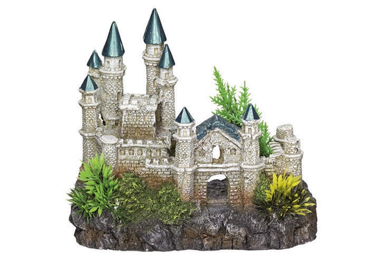 Nobby  Aqua Ornaments "SCHLOSS" mit Pflanzen18,2 x 11,5 x 15,5 cm Aquarium Fisch