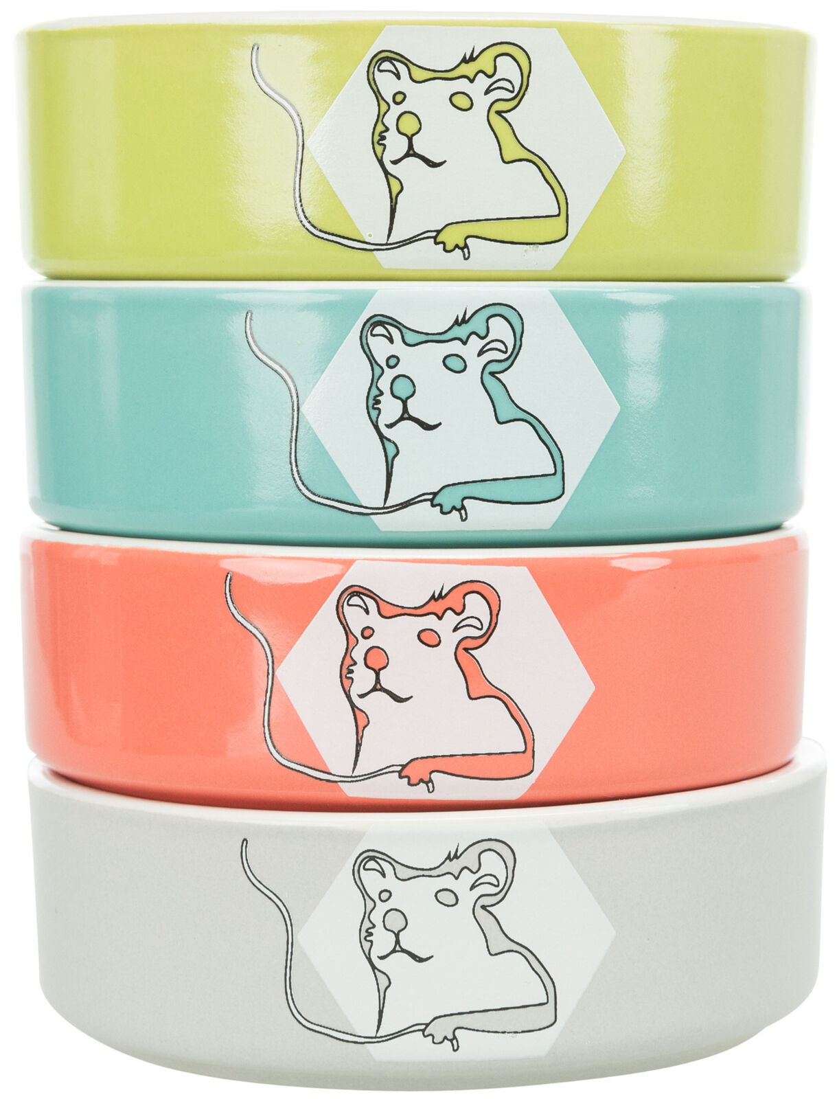 Trixie Keramik napf Hamster Meerschweinchen Kleintier Nager Napf Futternapf
